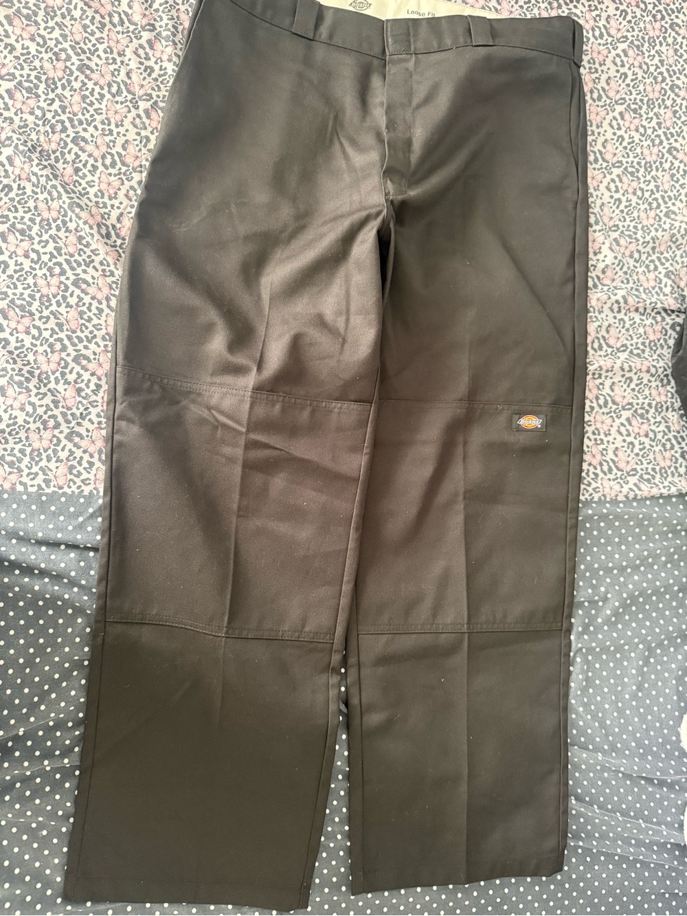 Dickies Men’s Black Straight Work Chinos